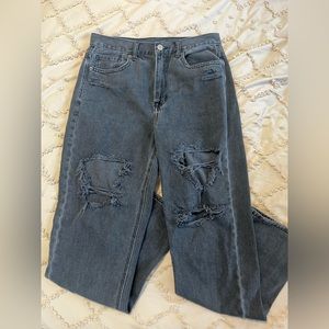 American Eagle Distressed black jeans